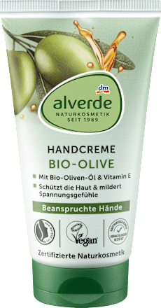 Krém na ruky s bio olivou a vitamínom E alverde NATURKOSMETIK