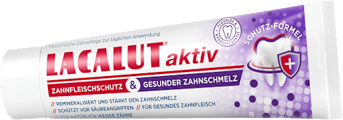 Zahnpasta aktiv Zahnfleischschutz & Gesunder Zahnschmelz  Lacalut