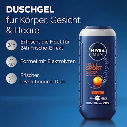Duschgel Fresh Sport 5in1 NIVEA MEN
