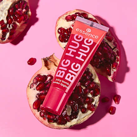 Lipgloss Jumbo Juicy Bomb Say It With Juicy Big Hug 01 Poppin' Pomegranate essence