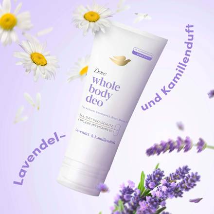 Deocreme Whole Body Lavendel & Kamillenduft Dove
