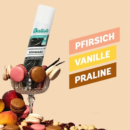 Trockenshampoo mit Farbe Schwarz Batiste