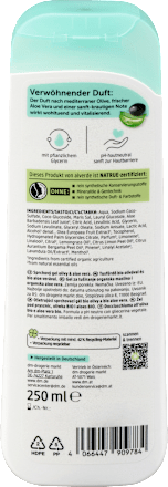 Żel pod prysznic, oliwki i aloes alverde NATURKOSMETIK