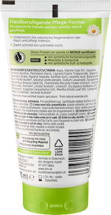 Handcreme Kamille & Sheabutter alverde NATURKOSMETIK