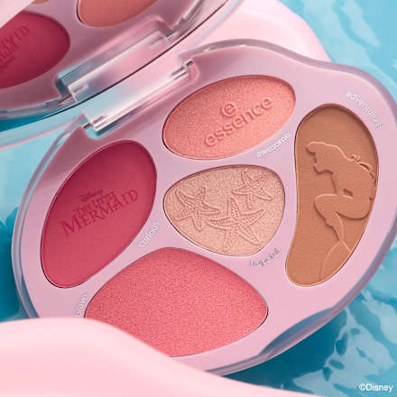 Disney The Little Mermaid paleta za lice - 01 The World Is My Oyster  essence