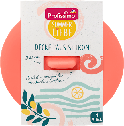 Abdeckung Schalen Silikon lachs Sommerliebe  Profissimo