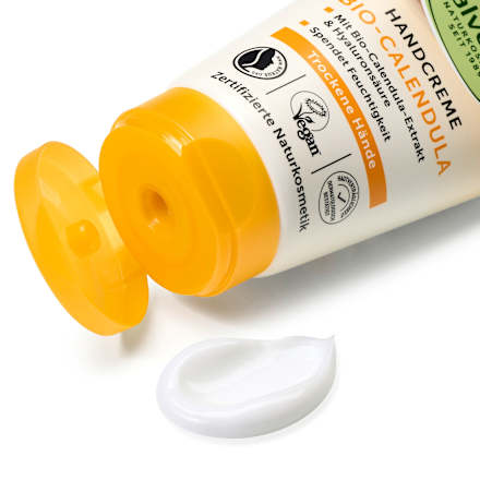 Krema za roke z izvlečkom bio ognjiča in hialuronsko kislino alverde NATURKOSMETIK