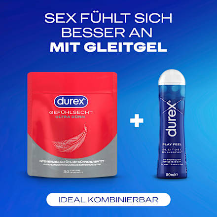 Kondome Gefühlsecht Ultra, Breite 54mm Durex