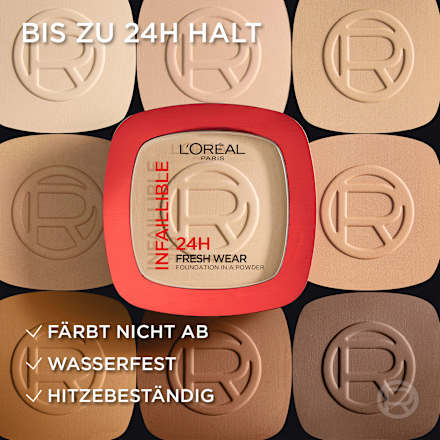 Foundation Puder Infaillible 24H Fresh Wear 330 Hazelnut L'ORÉAL PARiS