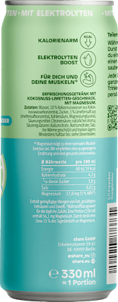 Erfrischungsgetränk, Cocolyte Limette share