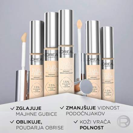 true match tekući korektor – 1N L'ORÉAL PARiS