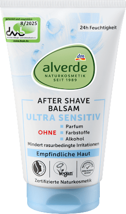 balzám po holení Ultra Sensitiv alverde NATURKOSMETIK