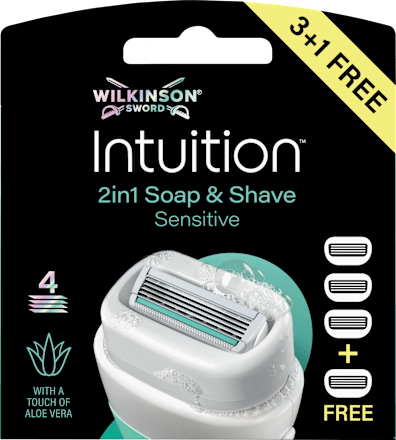Rasierklingen, Intuition 2in1 Soap & Shave Sensitive WILKINSON SWORD