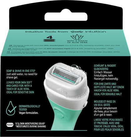 Rasierklingen, Intuition 2in1 Soap & Shave Sensitive WILKINSON SWORD