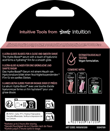 Rasierklingen, Intuition Complete Care (3+1) WILKINSON SWORD