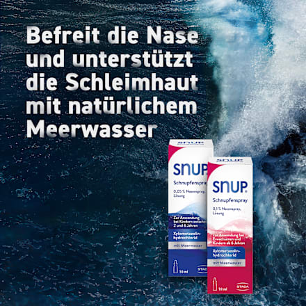 SNUP Schnupfenspray 0,05 % Xylometazolinhydrochlorid Nasenspray, Lösung SNUP
