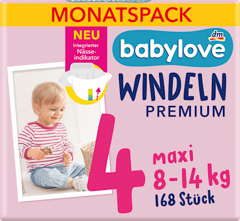 Premium pleny, velikost 4 maxi (8-14 kg) - měsíční balení babylove