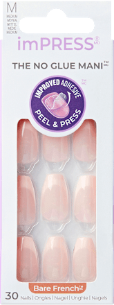 umělé nehty Bare French KISS