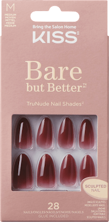 umělé nehty Bare but Better  KISS