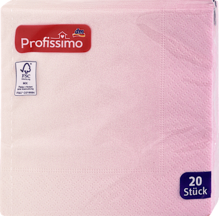 Ubrusi, 3-slojni, gradijent boja, 25 x 25 cm Profissimo