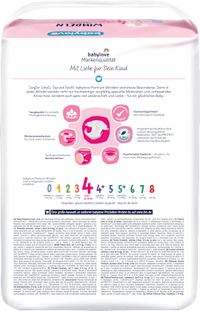 Premium pelene maxi - vel. 4 (8-14 kg) babylove