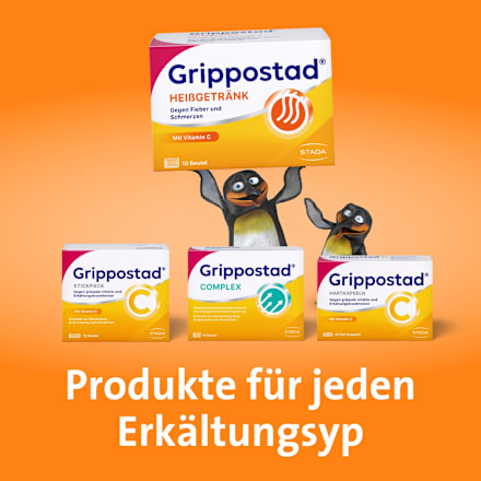 Grippostad Heißgetränk 600 mg/5 g Pulver zur Herstellung einer  Lösung zum Einnehmen, Beutel Grippostad