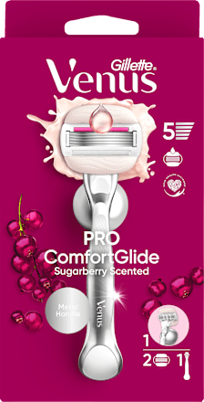 Rasoio PRO Comfort glide Sugarberry con 2 testine Gillette Venus