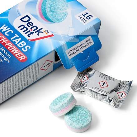 Tablete za čišćenje WC šolje (16x25g) Denkmit
