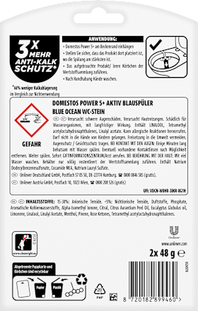 WC-Stein Blauspüler Ocean Domestos