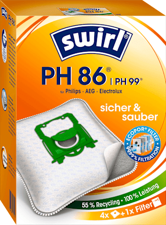 Staubsaugerbeutel PH86 EcoPor  Swirl