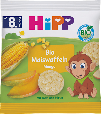 Babysnack Maiswaffeln Mango ab dem 8. Monat HiPP