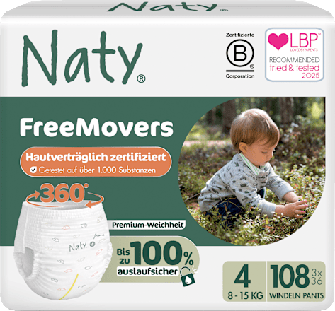 Baby Pants Gr. 4 (8-15 kg) Naty