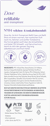 Antitranspirant Deostick Veilchen- & Tonkabohnenduft Dove