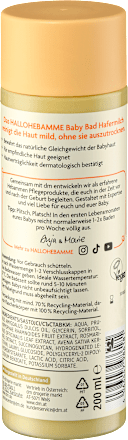 Babybad Hafermilch  HALLOHEBAMME