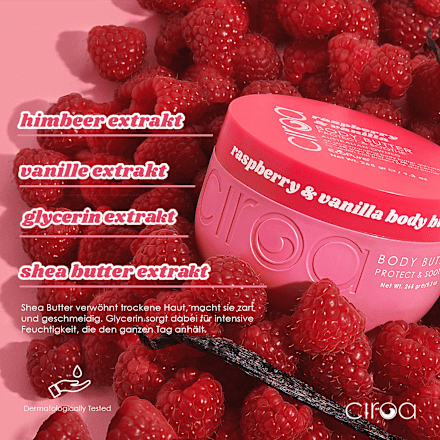 Körperbutter Raspberry & Vanilla ciroa
