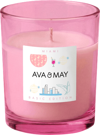Duftkerze im Glas Miami AVA & MAY