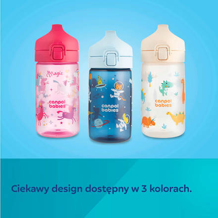 Bidon dla dzieci od 2,5 roku życia niebieski Canpol babies