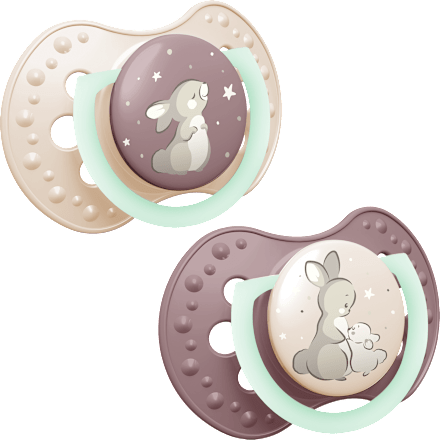 Smoczek 0-6m Night&Day Girl LOVI