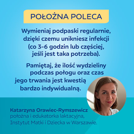 Dyskretne podpaski poporodowe ze skrzydełkami Night Canpol babies