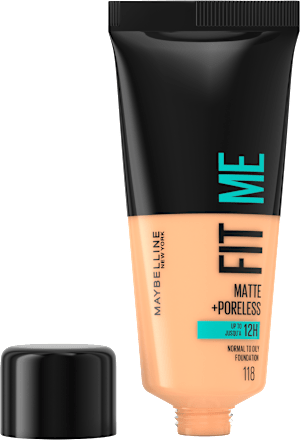Fit Me Matte Poreless Podkład 118 Nude MAYBELLINE NEW YORK