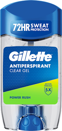 Férfi izzadásgátló gél, Power Rush Gillette