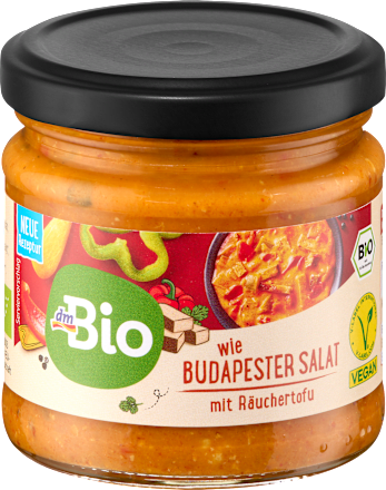 Insalata bio con tofu affumicato e peperoni dmBio