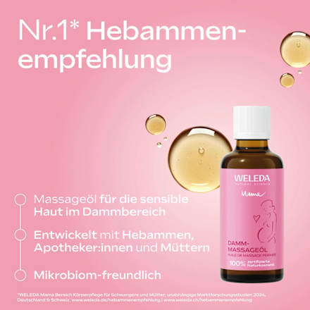 Damm Massageöl Mama WELEDA Mama