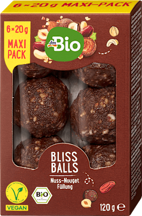 Fruchtkonfekt Bliss Balls Nuss-Nougat Maxi-Pack dmBio