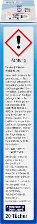 Wäsche weiß Tücher Denkmit