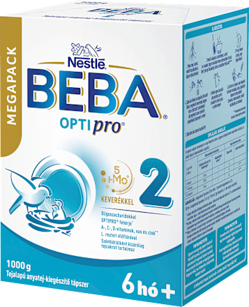OPTIPRO 2 Tejalapú anyatej-kiegészítő tápszer 6hó+ BEBA