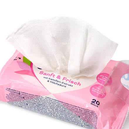 Vlhčené utierky na intímnu hygienu Sanft & Frisch Jessa