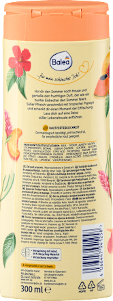 Gel za tuširanje z vonjem breskve in papaje Pretty Peach Balea