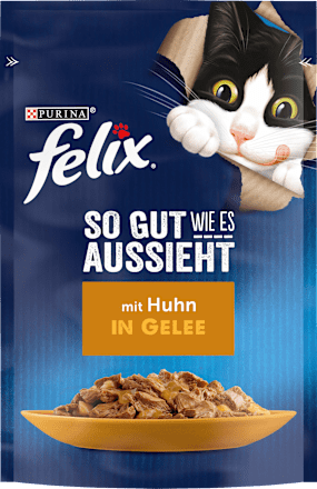 Nassfutter Katze mit Huhn, So gut wie es aussieht, Adult Felix