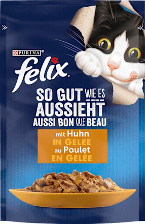 Nassfutter Katze mit Huhn, So gut wie es aussieht, Adult Felix